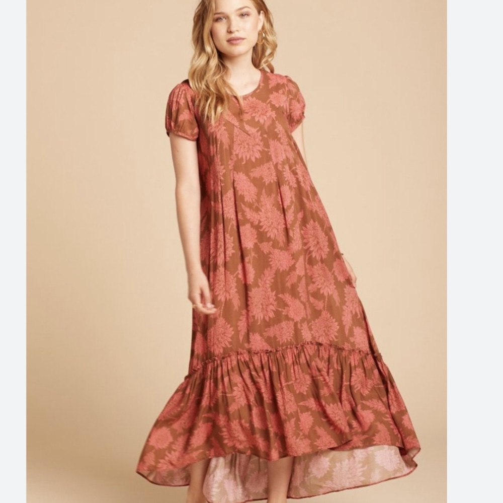 NR Birdie Dress Medium Black Dahlia